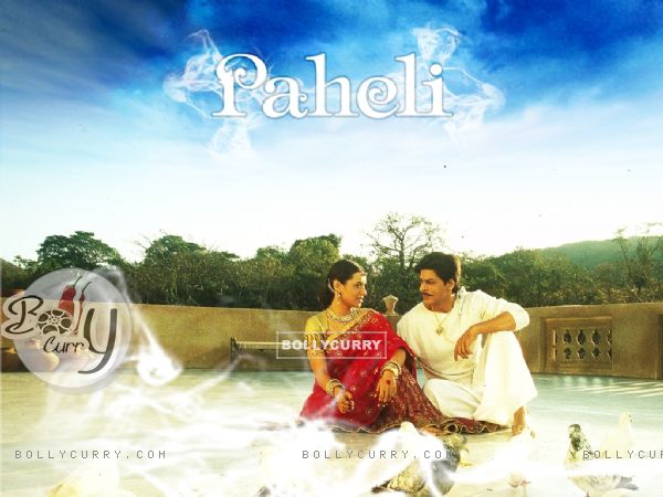 Poster of Paheli(2005)with shahrukh and rani (11422)