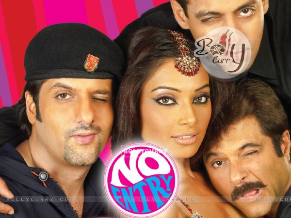 No Entry poster with Anil,Salman,Fardeen and Bipasha (11434)