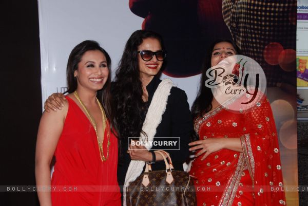 Rani Mukherjee, Rekha and Vidya Balan at No One Killed Jessica Premiere. .