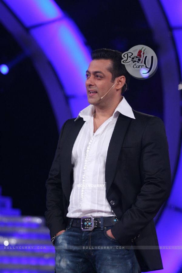 Salman Khan at Finale of Bigg Boss 4