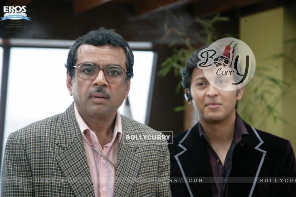 Paresh Rawal and Arjun in One Two Three movie