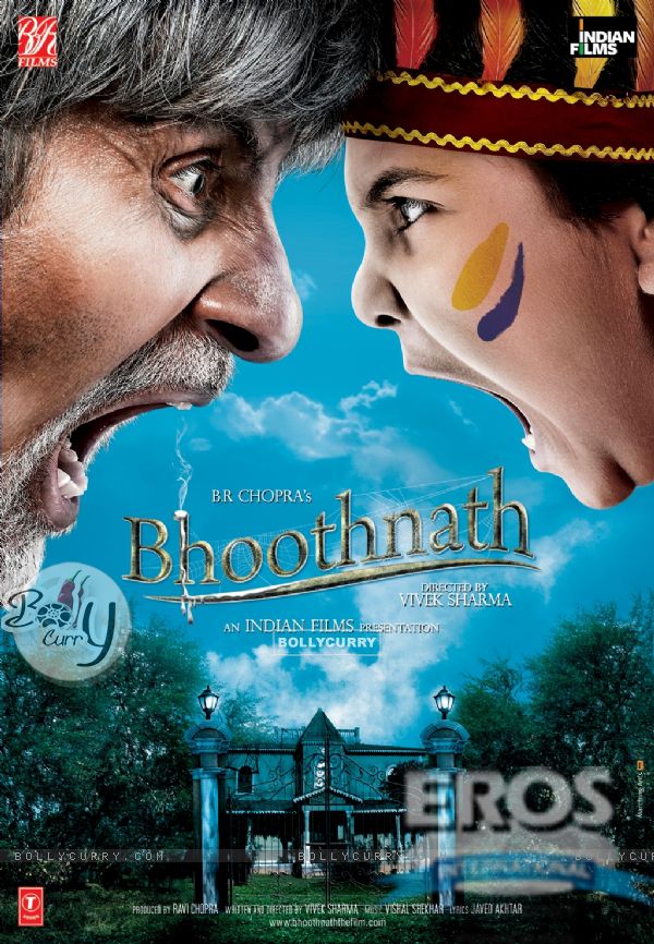 Bhoothnath movie poster with Amitabh and Aman (11593)