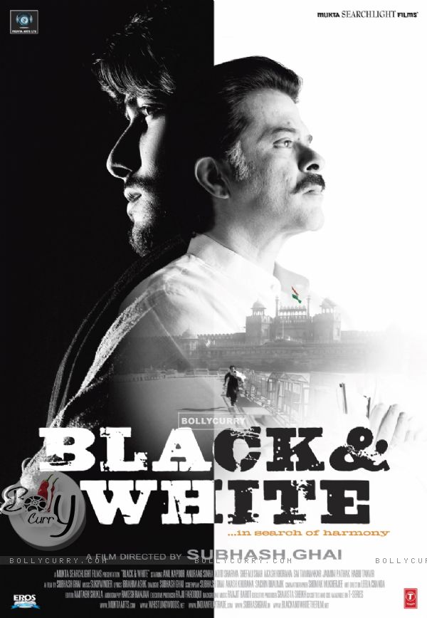 Black & White poster with Anil and Anurag (11609)