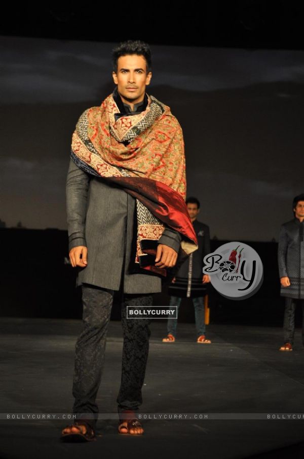 Models walking on the ramp for Manish Malhotra show for Chivas Studio