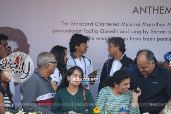 Shaan at Standard Chartered Mumbai Marathon 2011
