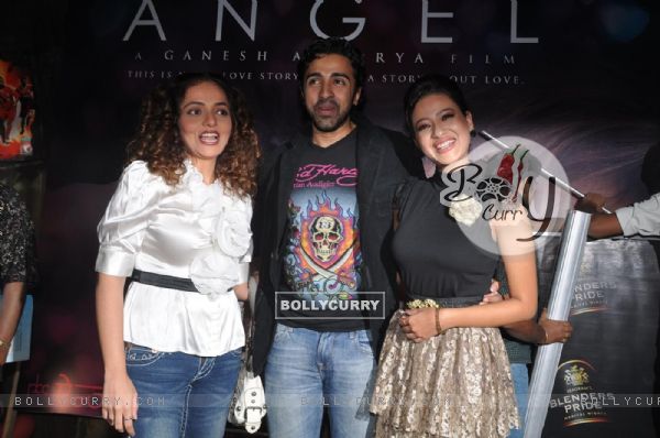 Maddalsa Sharma, Nilesh Sahay and Rakhi Vijan launch the music of Angel film at Dockyard