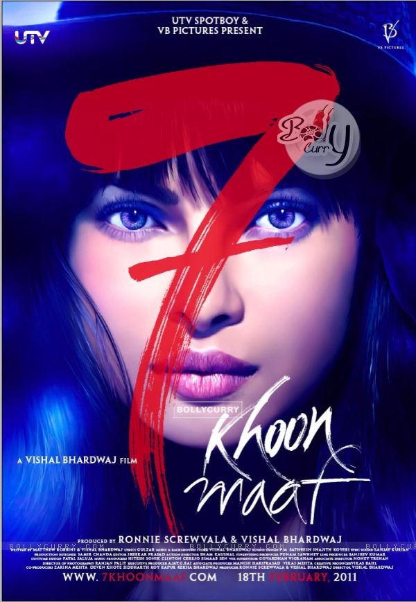7 Khoon Maaf movie poster (117364)