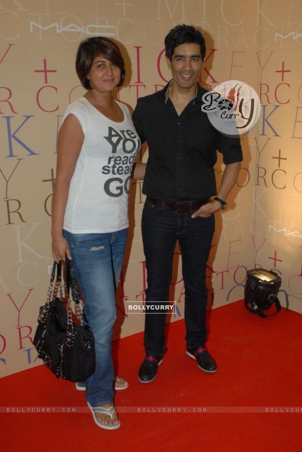 Manish Malhotra in MAC bash hosted by Mickey Contractor