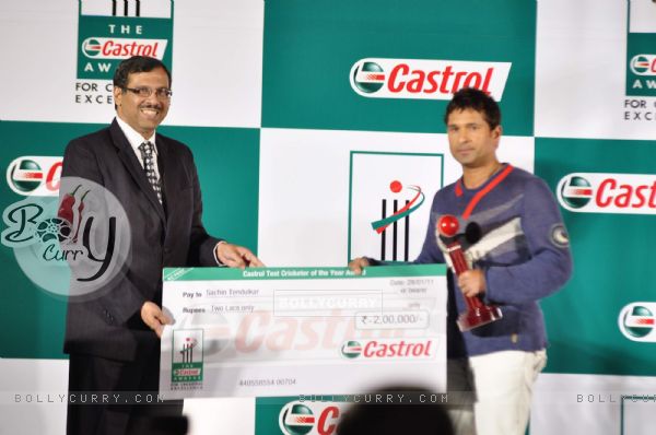 Sachin Tendulkar at Castrol Cricket Awards at Grand Hyatt. .