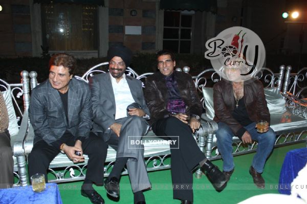 Mukesh Rishi, Raj Babbar and Shakti Kapoor at Banpreet Singh's Son Wedding