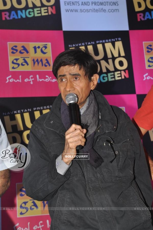 Legendary Actor Dev Anand at music release of old classic hindi film "Hum Dono" (119492)