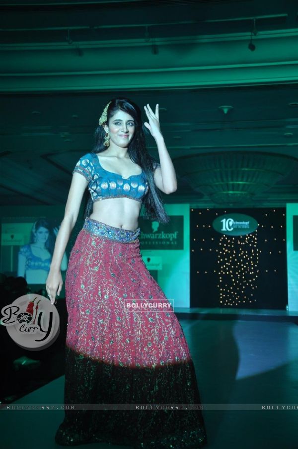Model graces the Schwarzkopf Professional Coffee Table book launch at the Leela Hotel
