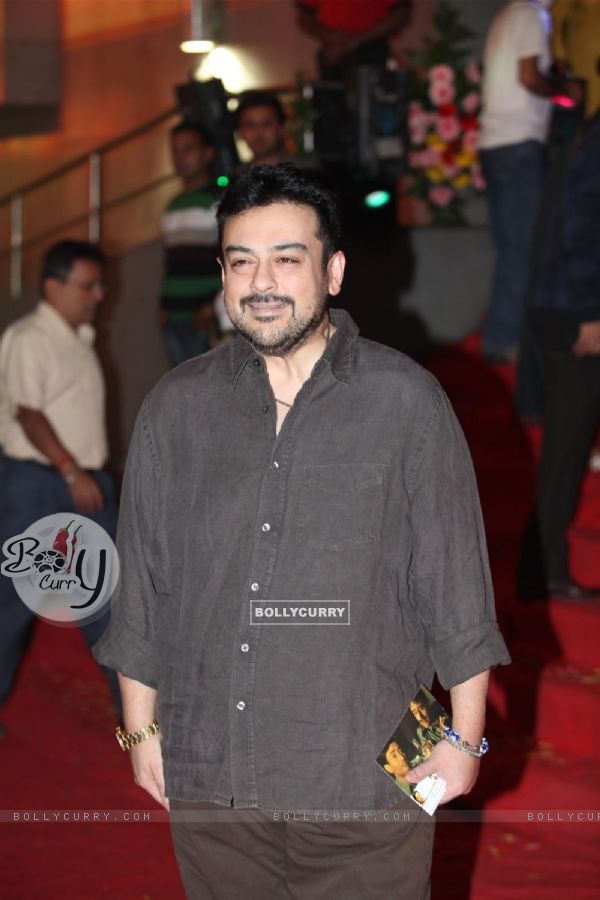 Adnan Sami at Dev Anands old classic film Hum Dono premiere at Cinemax Versova