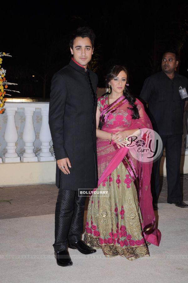 Imran Khan and Avantika Malik's Wedding Reception Party at Taj Land's End. .