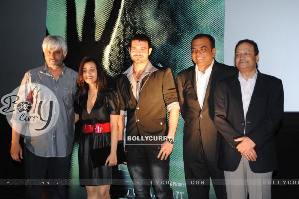 Vikram Bhatt, Twinkle and Mimoh at Launch of Vikram Bhatt's 'Haunted - 3D' movie first look (120445)