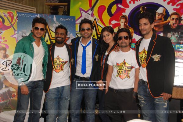 Cast at F.A.L.T.U film press meet. . (120469)