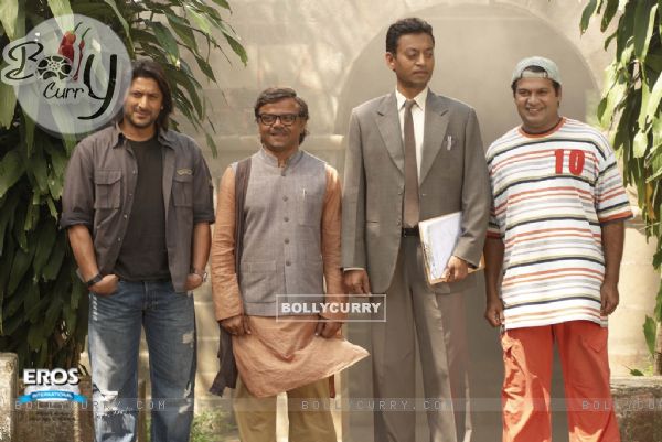 A still image of Arshad,Rajpal,Irfan and Suresh