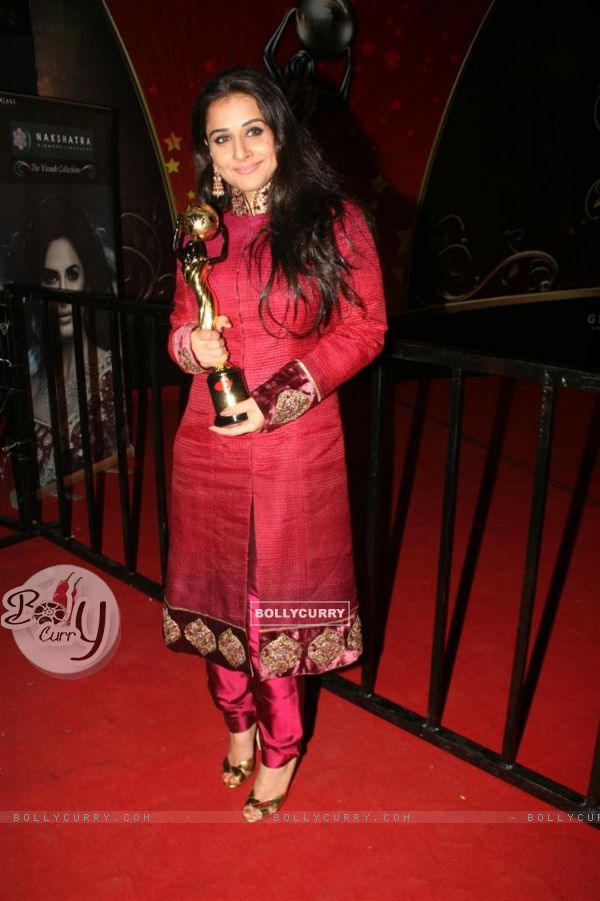 Vidya Balan at Global Indian film and Television awards at Yash Raj studios in Mumbai
