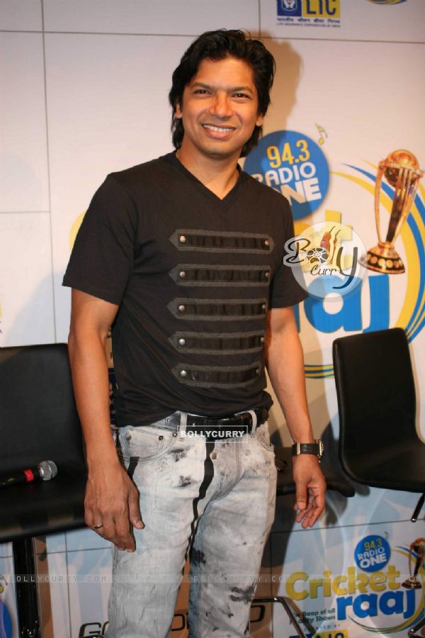 Shaan at the launch of Radio One Cricket Anthem in Parel. .