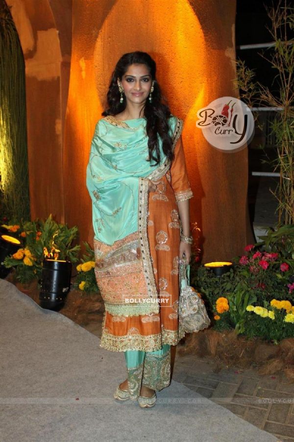 Sonam Kapoor at Videocons Venuegopal Dhoots Daughter Marriage
