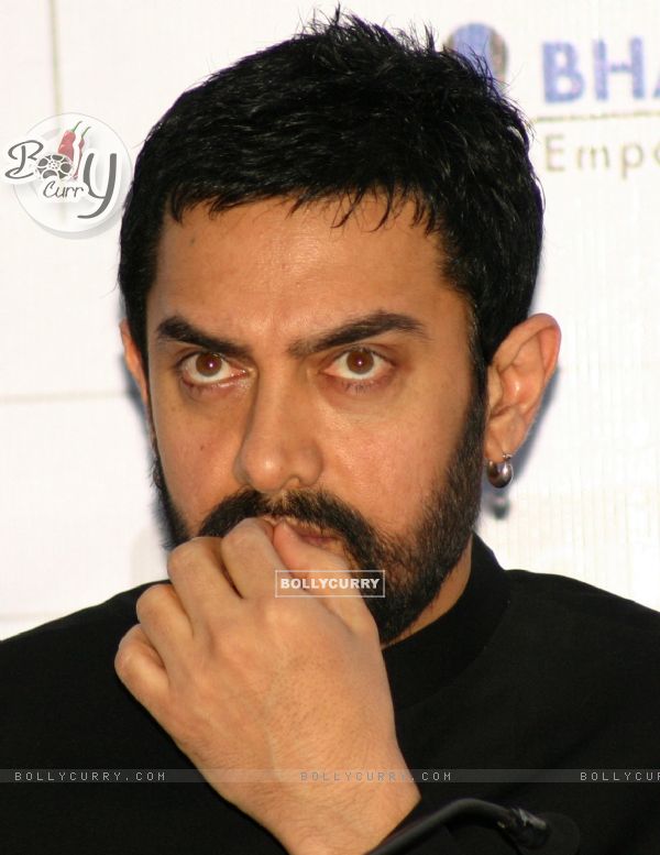 Aamir Khan at the release of  book "Colours of My Rainbow" in New Delhi