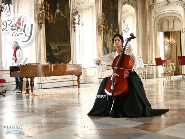 Katrina Kaif playing cello