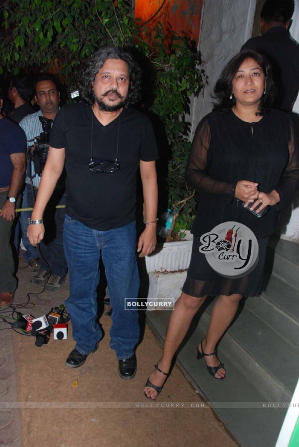 Rakeysh Omprakash Mehra at Shahid Kapoor's birthday celebration at Olive, Bandra