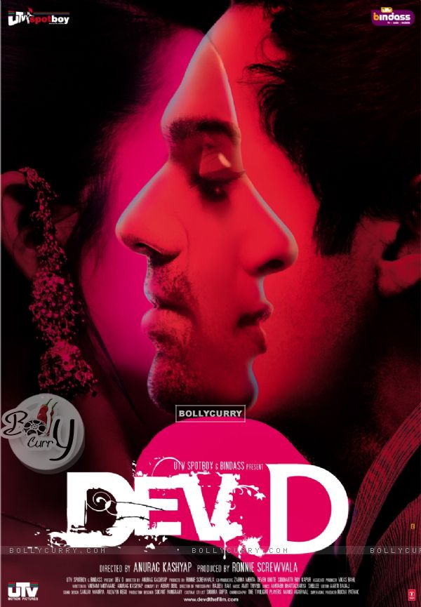 Abhay Deol and Mahie Gill on the poster of Dev D (12423)