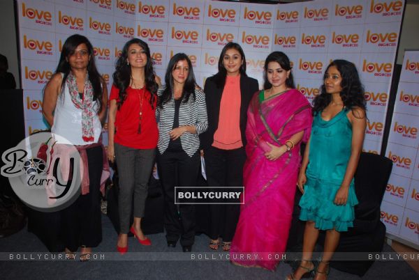 Mini Mathur and Tanishta Chaterjee at Big Love CBS channel launch. .