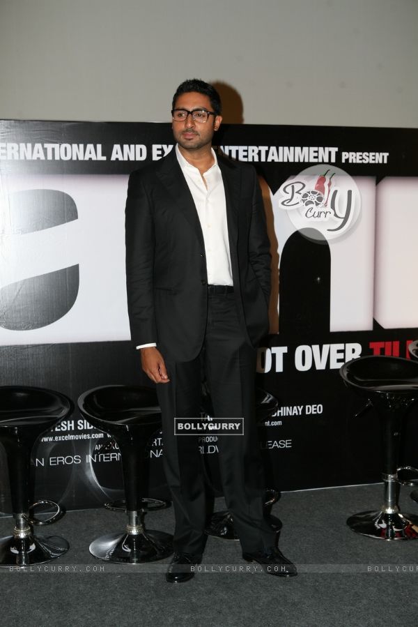 Abhishek Bachchan at Game film Press Conference at Cinemax Versova, Mumbai