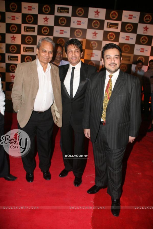 Shekhar Suman and Adnan Sami at BIG STAR IMA Awards