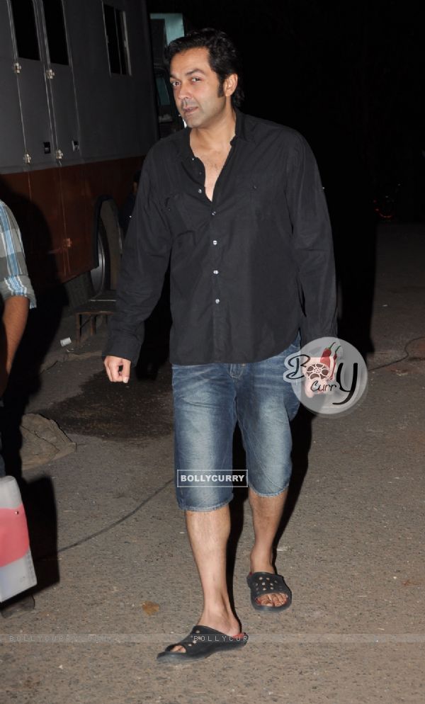 Bobby Deol at Promotional event of film 'Thank You' at Madh Island