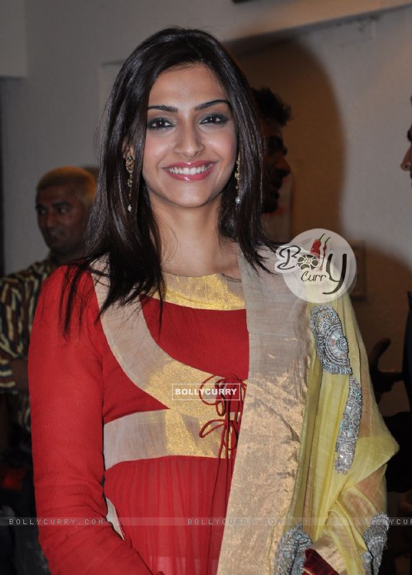 Sonam Kapoor at Promotional event of film 'Thank You' at Madh Island