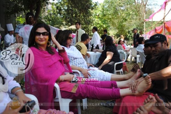 Kunika Lal at Ekta Kapoor, Sanjay Gupta and Kiran Bawa's Holi Party at Versova