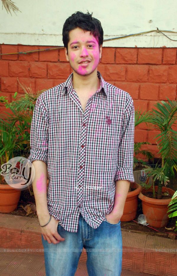 Ruslaan Mumtaz at Zoom Holi Party in Tulip star