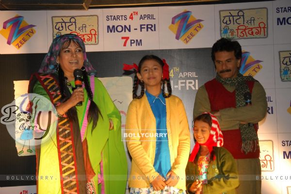 Pavan, Sushmita, Richa and Shruti at Press Conference of Zee Tv new show 'Chhoti Si Zindagi'