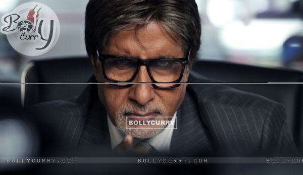 Amitabh Bachchan looking in serious mood