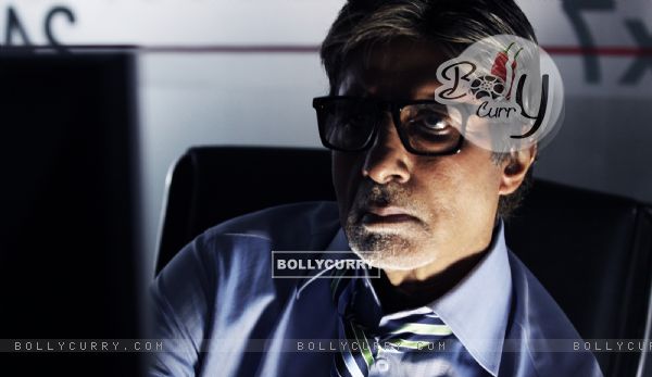 Amitabh Bachchan looking in angry mood