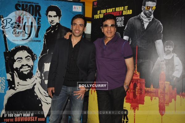 Jeetendra and Tusshar Kapoor at Upcoming film 'Shor In The City' First look and Poster released (127438)