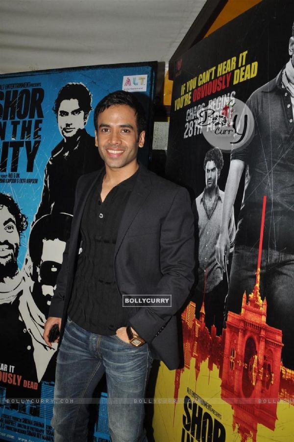 Tusshar Kapoor at Upcoming film 'Shor In The City' First look and Poster released