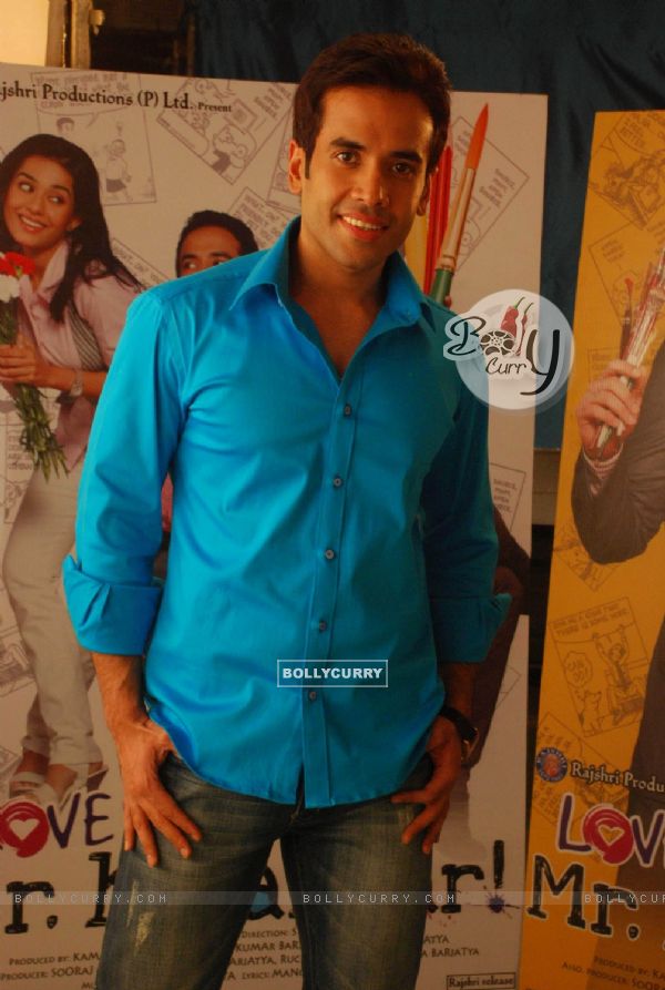 Tusshar Kapoor at Love U... Mr. Kalakaar! Promo Shoot in Filmcity