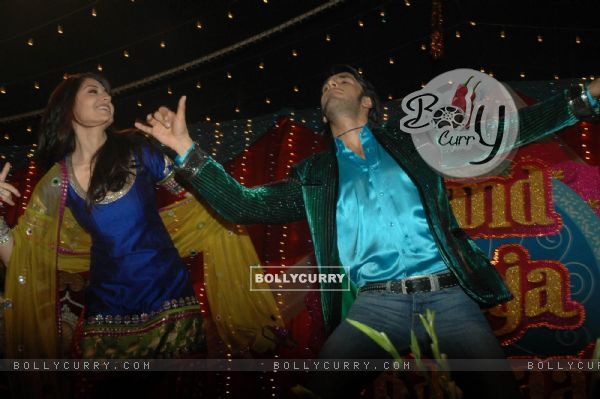 Anushka and Ranveer at Band Baaja Baraat promo shoot for Sony at Yash Raj Studios (127780)
