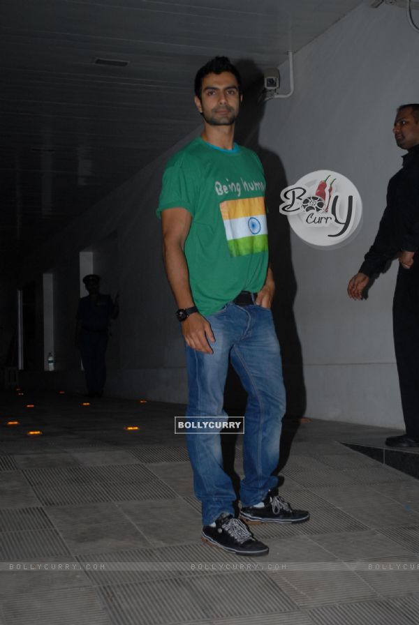 Ashmit Patel at Salman Khan cricket screening party