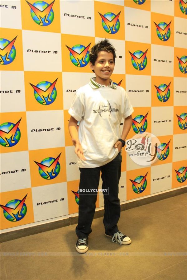 Darsheel Safary at Music launch of movie 'zokkomon' at Planet M, Churchgate, Mumbai