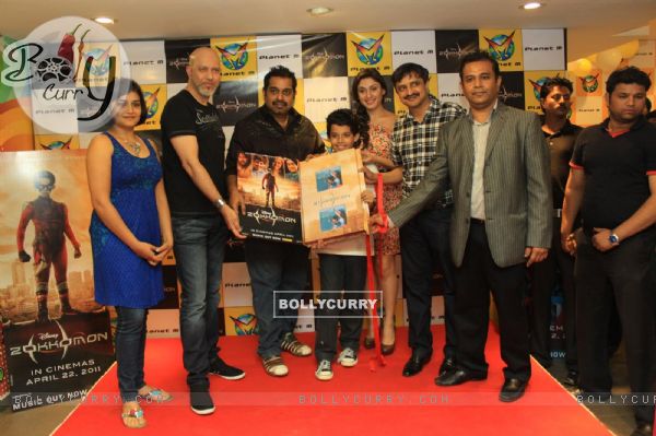 Cast and crew at Music launch of movie 'zokkomon' at Planet M, Churchgate, Mumbai (128167)