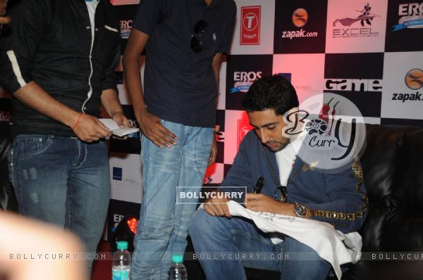 Abhishek Bachchan at Zapak.com Game film event at Novotel (128312)