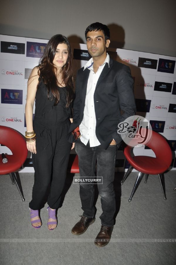 Raj and Kainaz at first look launch of Ragini MMS at Cinemax, Mumbai