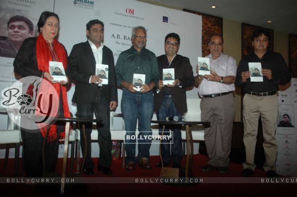 Mani Ratnam unveils AR Rahman's The Spirit of Music at Novotel, Juhu, Mumbai. .