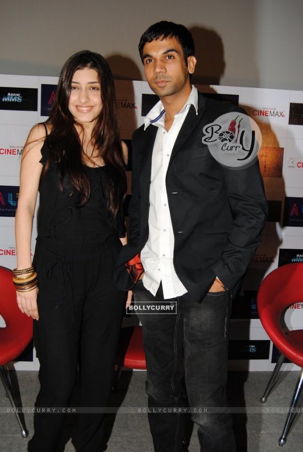Raj and Kainaz at first look launch of Ragini MMS at Cinemax, Mumbai (129231)