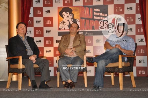 Rishi, Randhir & Rajiv at IIFA-Raj Kapoor event at JW Marriott, Juhu, Mumbai